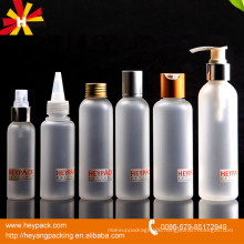 Various sizes frost plastic bottle